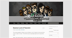 Desktop Screenshot of leagueofpainters.com